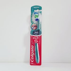 🍭7/$15 Colgate 360 Toothbrush with Tongue and Cheek Cleaner, Medium